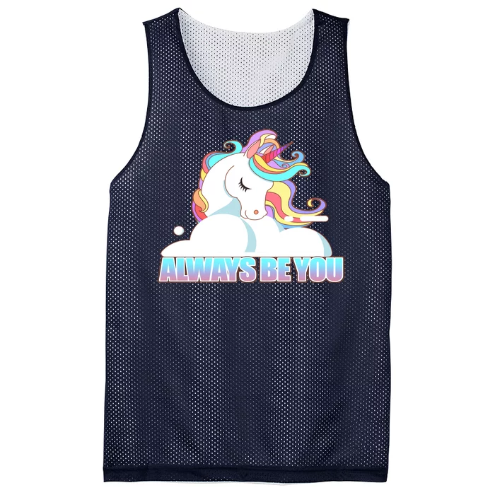 Always Be You Unicorn Mesh Reversible Basketball Jersey Tank