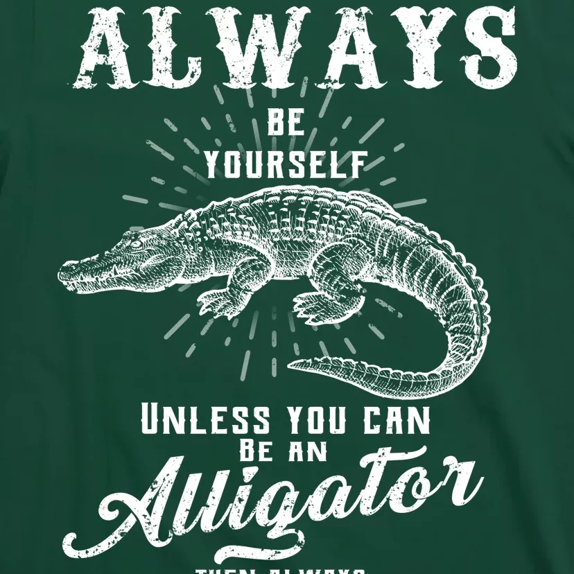 Alligator clearance on shirt