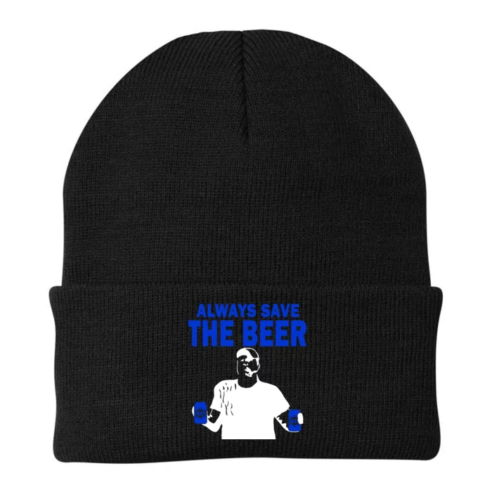 Always Save The Beers Funny Knit Cap Winter Beanie