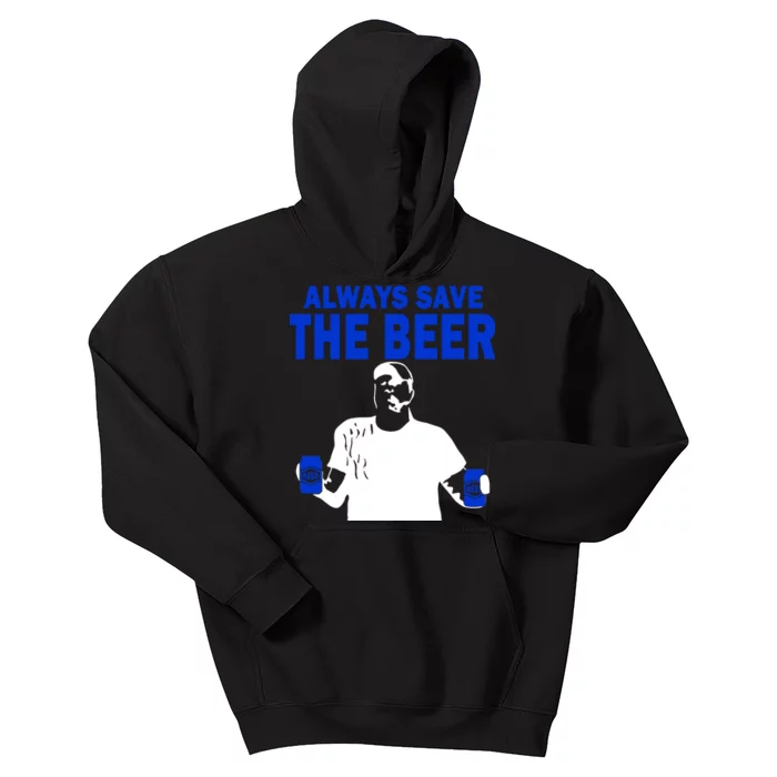 Always Save The Beers Funny Kids Hoodie