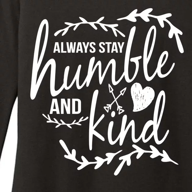 Always Stay Kind Humble Anti-Bullying Womens CVC Long Sleeve Shirt