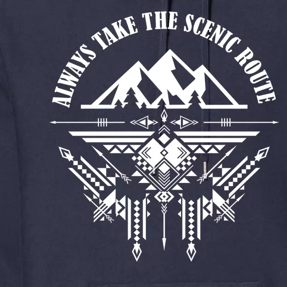 Always Take The Scenic Route Premium Hoodie