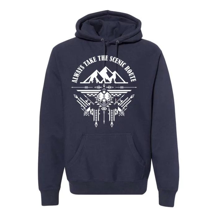 Always Take The Scenic Route Premium Hoodie