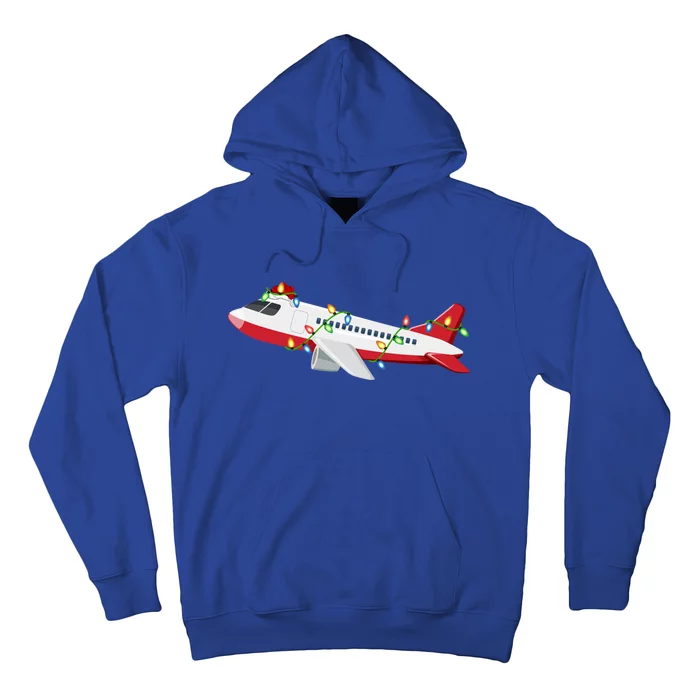 Airplane Lover Xmas Santa Hat Airplane Christmas Gift Hoodie