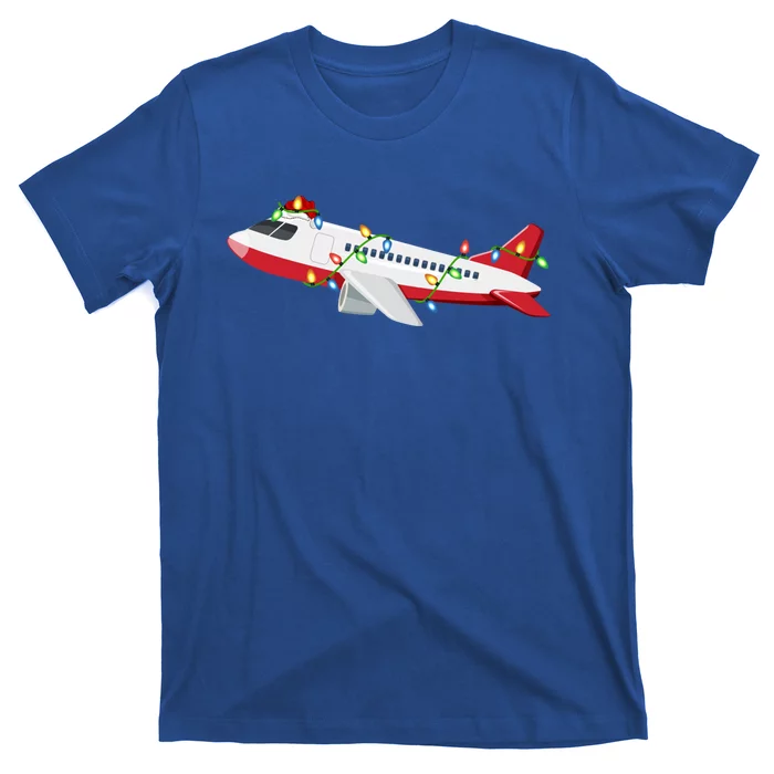 Airplane Lover Xmas Santa Hat Airplane Christmas Gift T-Shirt