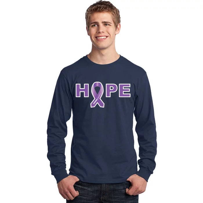 Alzheimer's Disase Awareness Ribbon Tall Long Sleeve T-Shirt