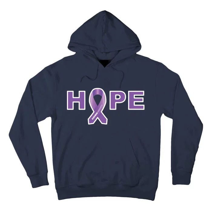 Alzheimer's Disase Awareness Ribbon Tall Hoodie