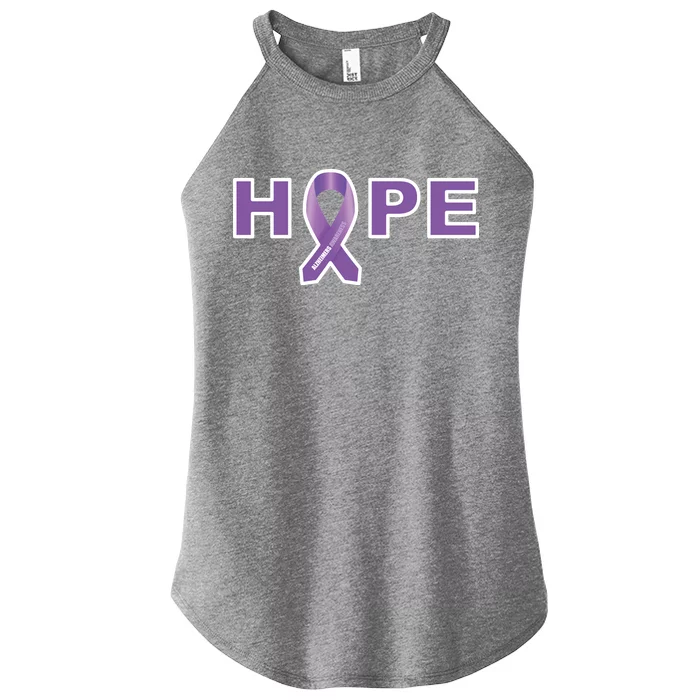 Alzheimer's Disase Awareness Ribbon Women’s Perfect Tri Rocker Tank