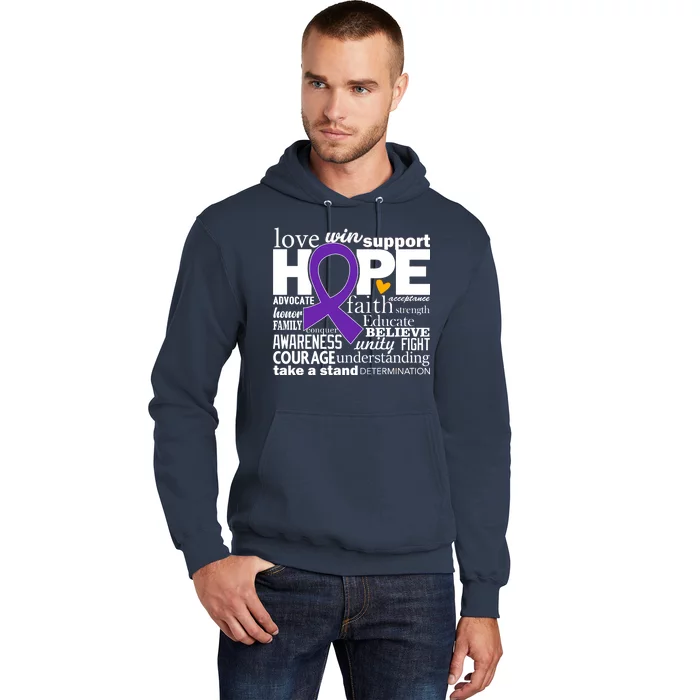 Alzheimer's Hope Love Support Hoodie