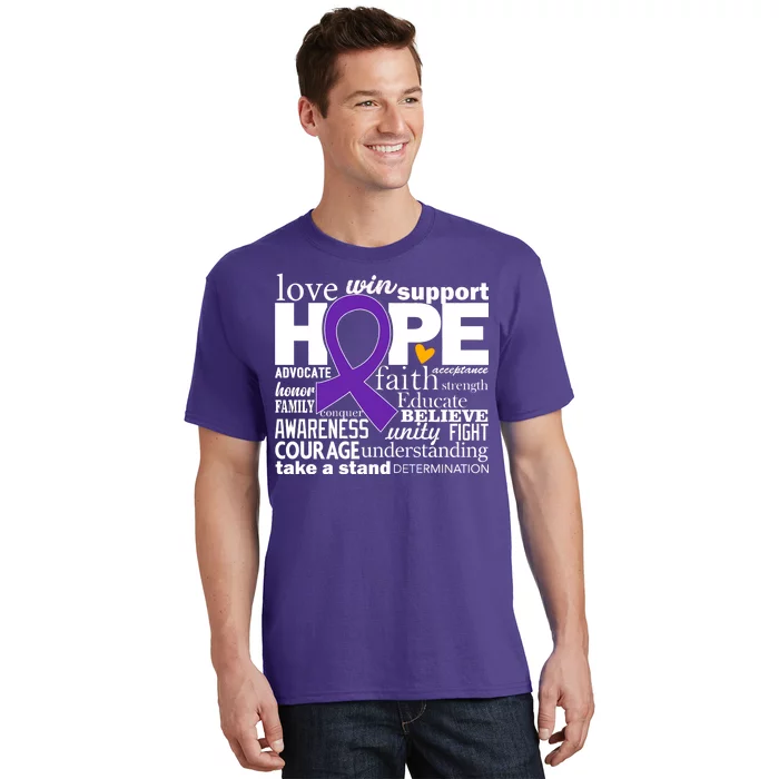 Alzheimer's Hope Love Support T-Shirt