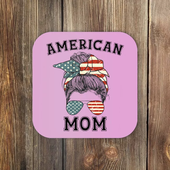 American Mom 4th Of July Independance Day Coaster