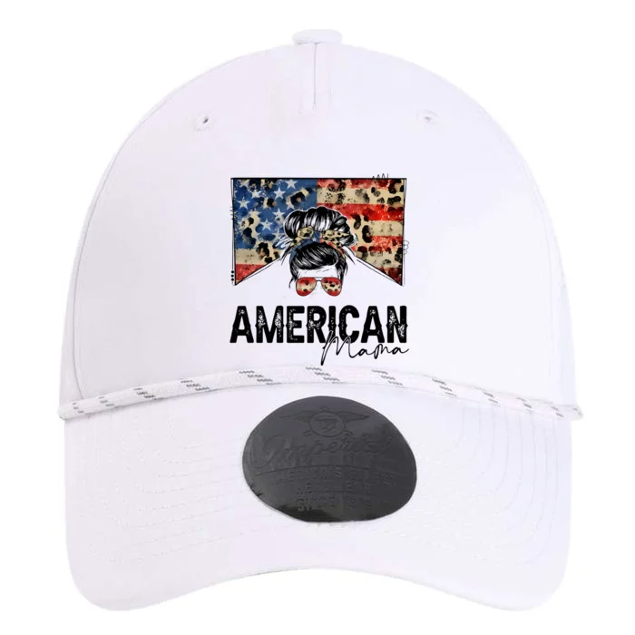 American Mama 4th Of July Gift Usa Gift Performance The Dyno Cap