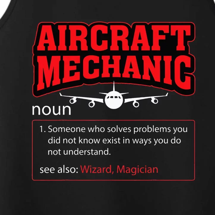 Aircraft Mechanic Airplane Performance Tank