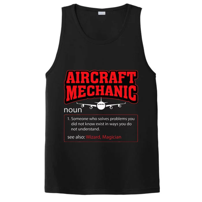 Aircraft Mechanic Airplane Performance Tank