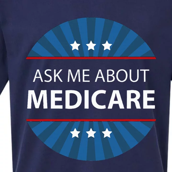 Ask Me About Medicare Sueded Cloud Jersey T-Shirt