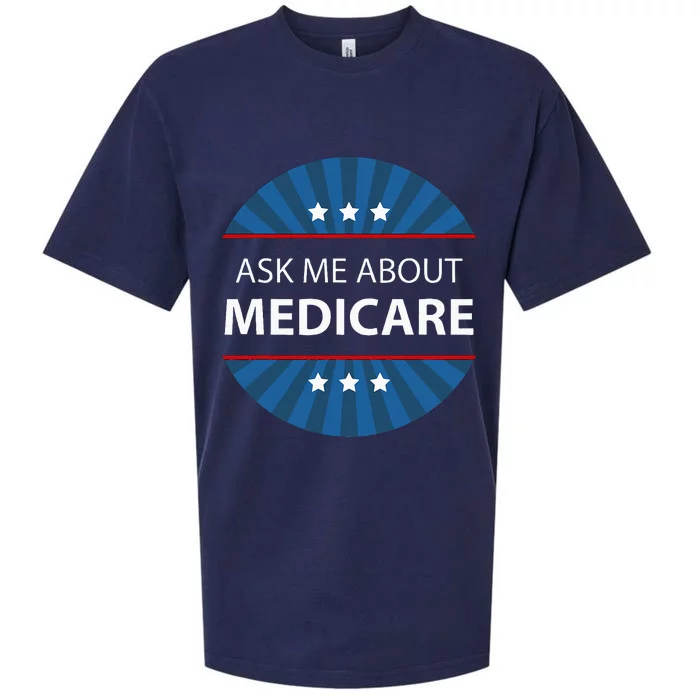 Ask Me About Medicare Sueded Cloud Jersey T-Shirt