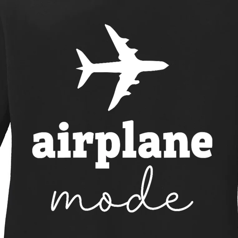 Airplane Mode Airplane For Ladies Long Sleeve Shirt