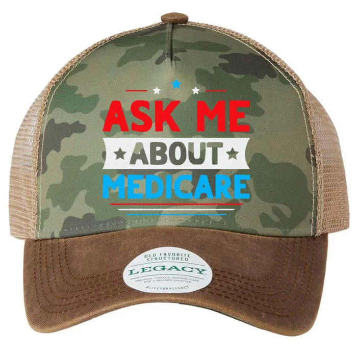 Ask Me About Medicare Quote For A Medicare Consultant Legacy Tie Dye Trucker Hat