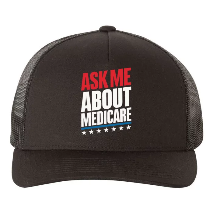 Ask Me About Medicare Yupoong Adult 5-Panel Trucker Hat