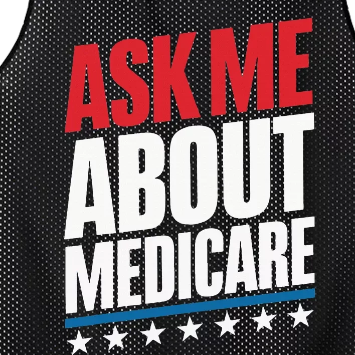 Ask Me About Medicare Mesh Reversible Basketball Jersey Tank