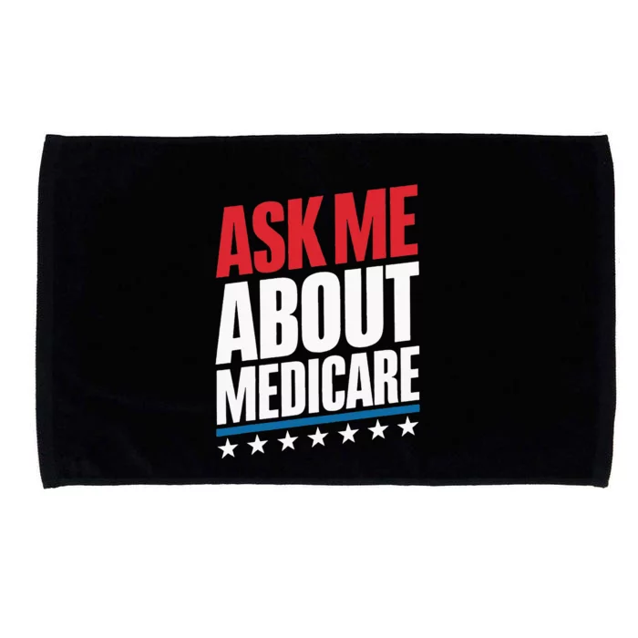 Ask Me About Medicare Microfiber Hand Towel