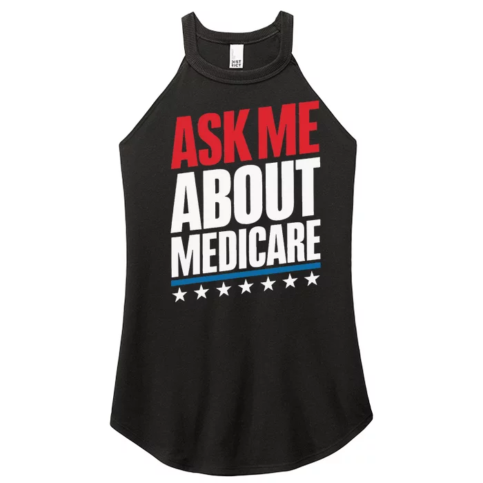 Ask Me About Medicare Women’s Perfect Tri Rocker Tank