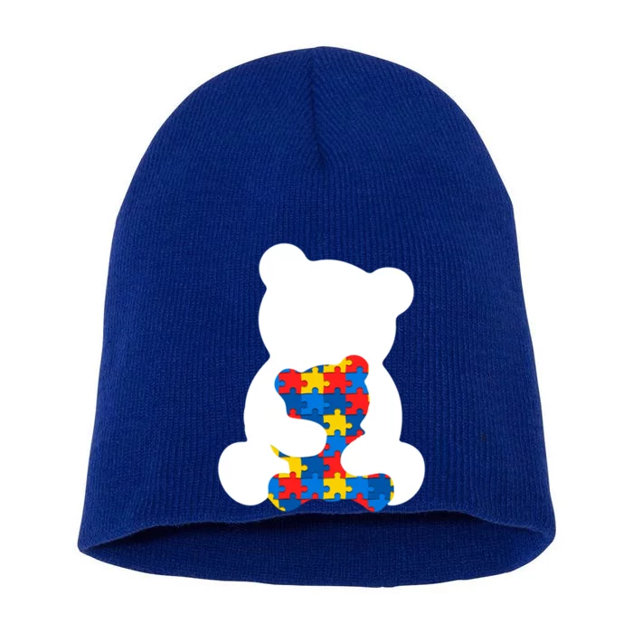 Autism Mom Autism Mama Bear Autism Autism Mother Cool Gift Short Acrylic Beanie