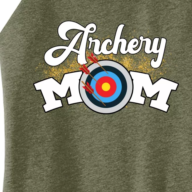 Archery Mom Archer Bow Arrow Mother's Day Sports Lover Gift Women’s Perfect Tri Rocker Tank