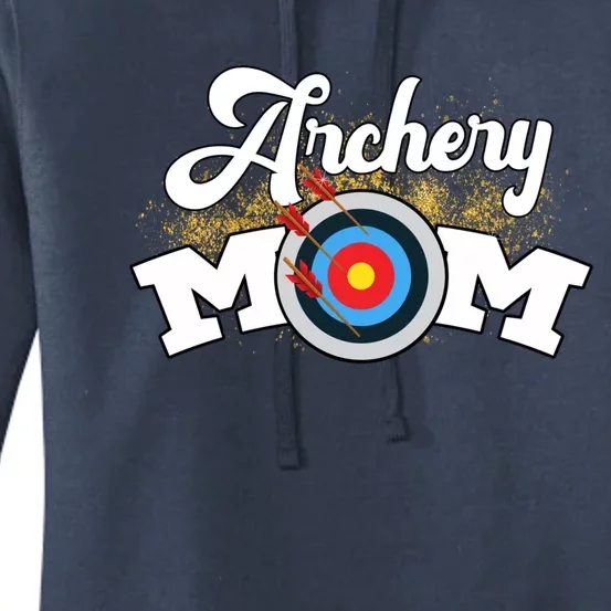 Archery Mom Archer Bow Arrow Mother's Day Sports Lover Gift Women's Pullover Hoodie