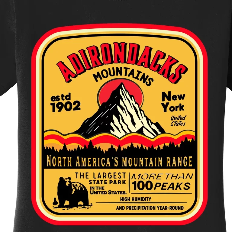 Adirondack Mountains (Adk) Aged Look Women's T-Shirt