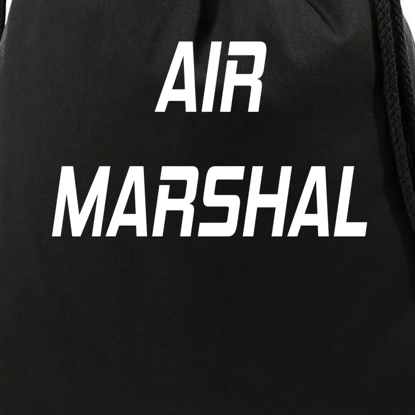 Air Marshal Drawstring Bag