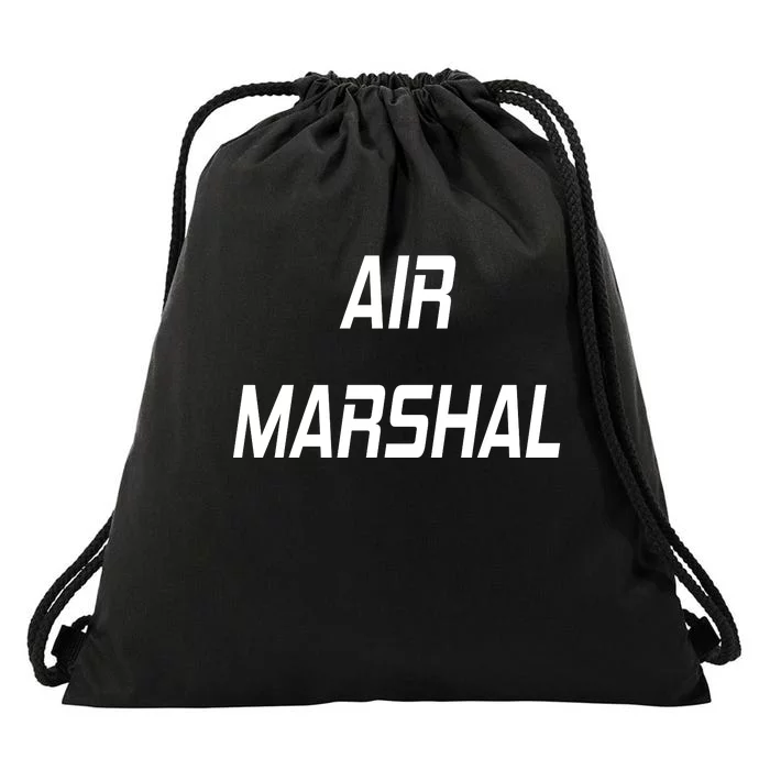 Air Marshal Drawstring Bag