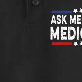 Ask Me About Medicare Health Insurance Consultant Dry Zone Grid Performance Polo