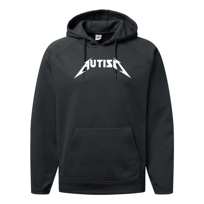 Autism Meme Performance Fleece Hoodie