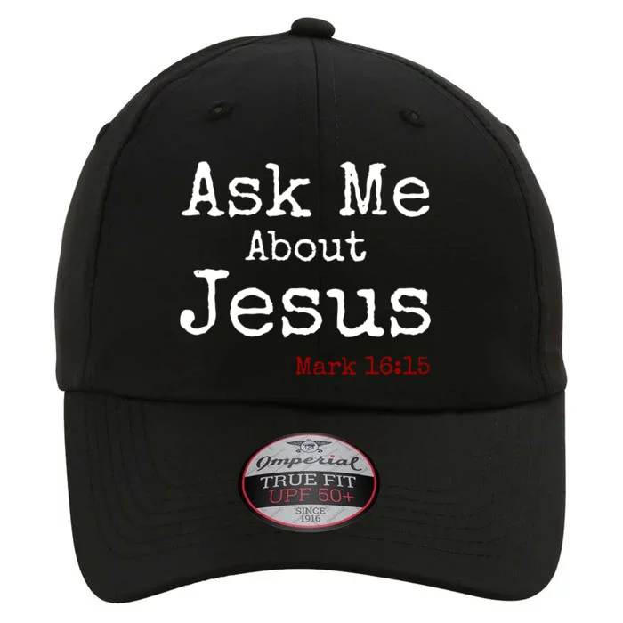 Ask Me About Jesus The Original Performance Cap