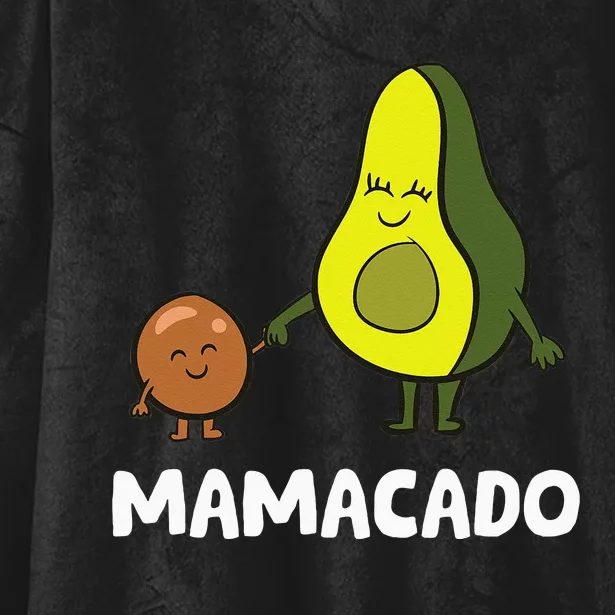 Avocado Mama Avocado Mom Funny Avocado Mamacado Hooded Wearable Blanket