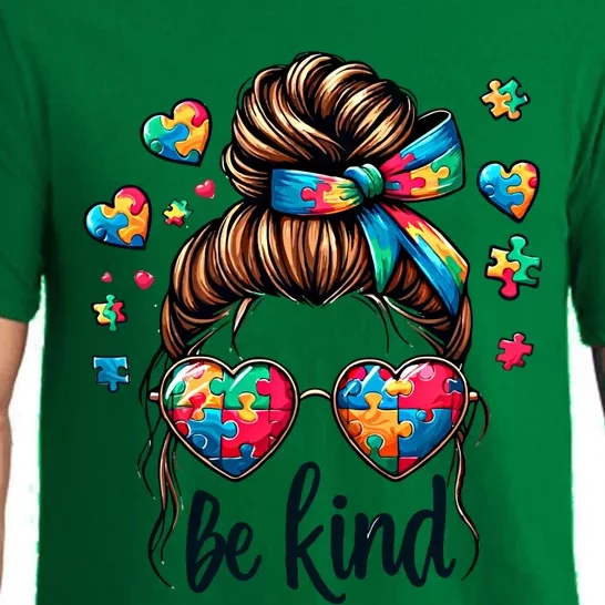 Autism Mom Awareness Be Kind Gift Pajama Set