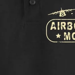 Airborne Mom Dry Zone Grid Performance Polo