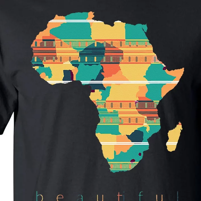 Africa Map Tall T-Shirt