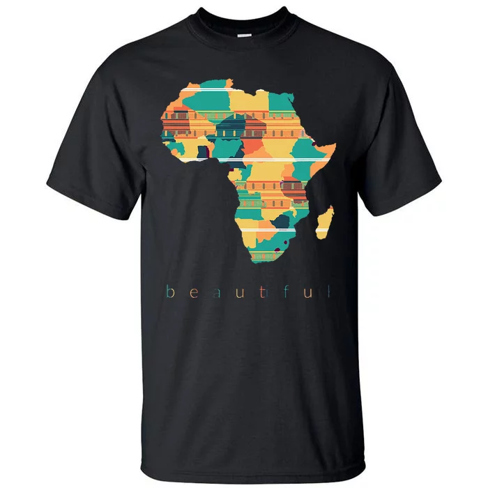 Africa Map Tall T-Shirt