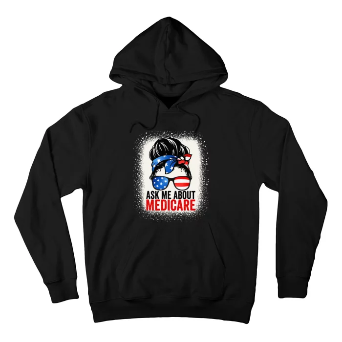 Ask Me About Medicare Insurance Agent Broker Sales Marketing Hoodie