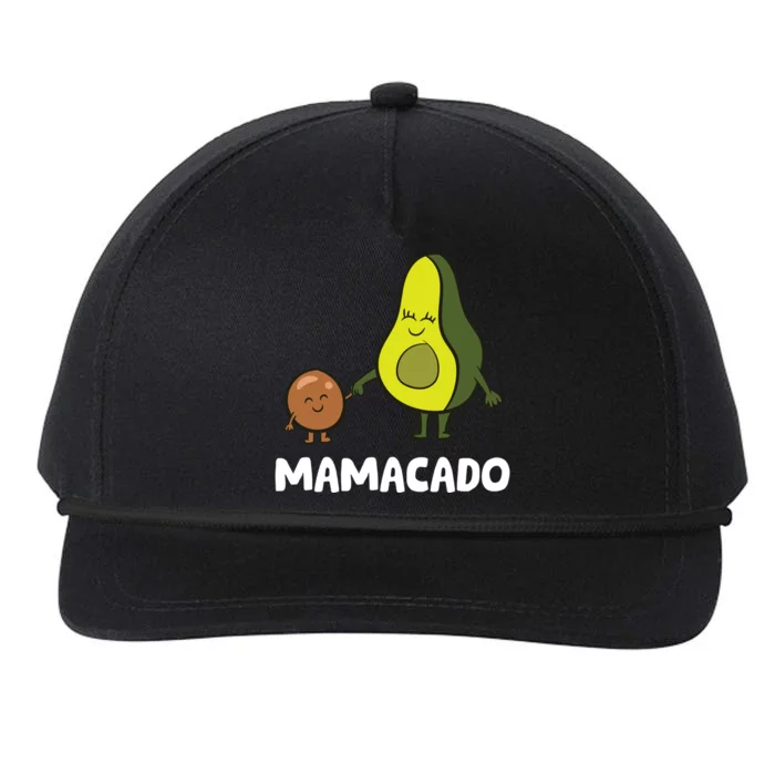 Avocado Mama Avocado Mom Funny Avocado Mamacado Gift Snapback Five-Panel Rope Hat