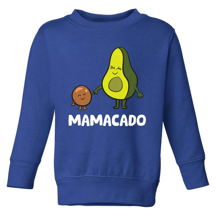 Avocado Mama Avocado Mom Funny Avocado Mamacado Gift Toddler Sweatshirt