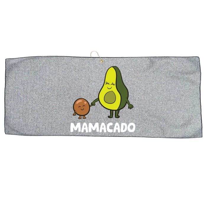 Avocado Mama Avocado Mom Funny Avocado Mamacado Gift Large Microfiber Waffle Golf Towel