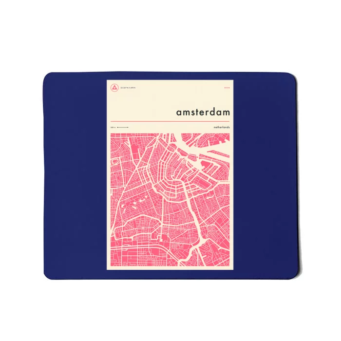 Amsterdam Map Mousepad