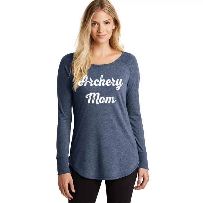 Archery Mom Archery Sport Lovers Gift Mom Mothers Day Cool Gift Women's Perfect Tri Tunic Long Sleeve Shirt