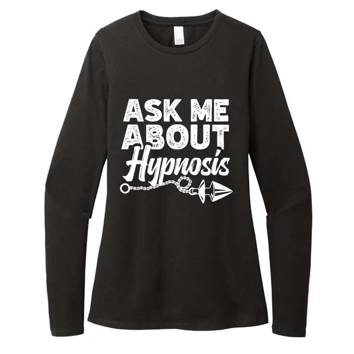 Ask Me About Hypnosis Hypnotic Illusion Hypnosis Gift Womens CVC Long Sleeve Shirt