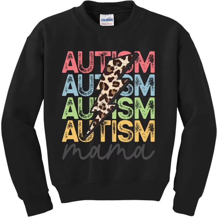 Autism Mama Kids Sweatshirt