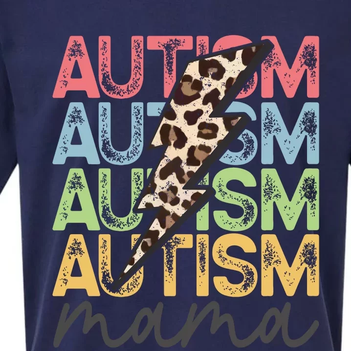 Autism Mama Sueded Cloud Jersey T-Shirt