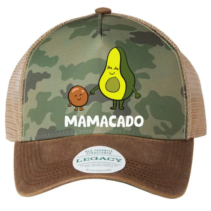 Avocado Mama Avocado Mom Funny Avocado Mamacado Legacy Tie Dye Trucker Hat